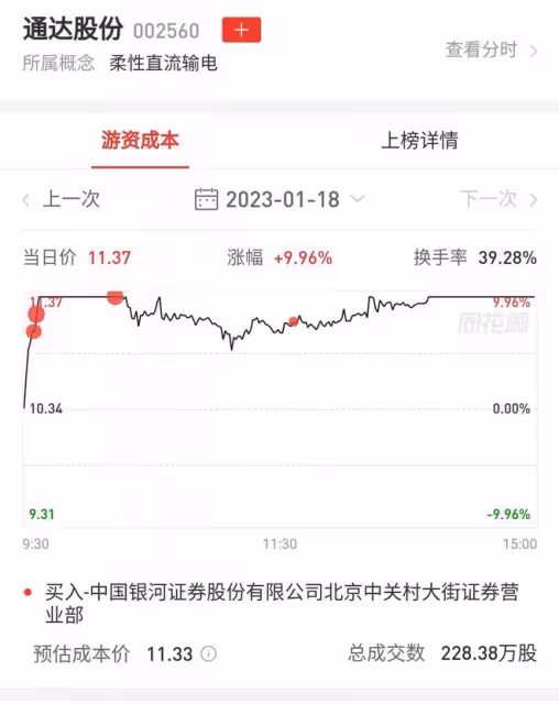 1月18日遊資龍虎榜凈買入前十和凈賣出前十
