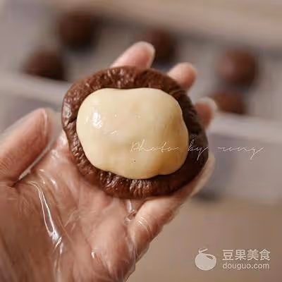 麻薯爆漿巧克力華夫餅