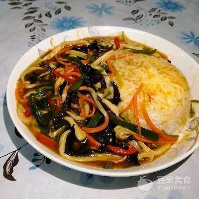 魚香杏鮑菇蓋飯的做法