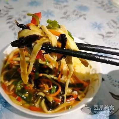 魚香杏鮑菇蓋飯的做法