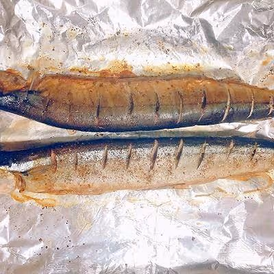 香烤秋刀魚的做法