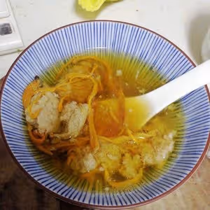 蒸肉餅湯（嫩如豆腐的肉餅餅）