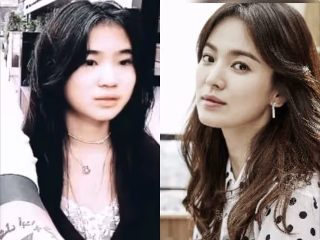 曹格曬12歲女兒，姐姐穿露腰裝嘴巴像宋慧喬，被爸爸親吻滿臉嫌棄