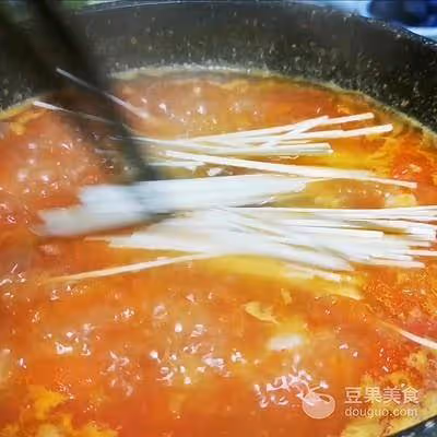 鮮蝦豆腐濃湯麵—快手早餐超美味