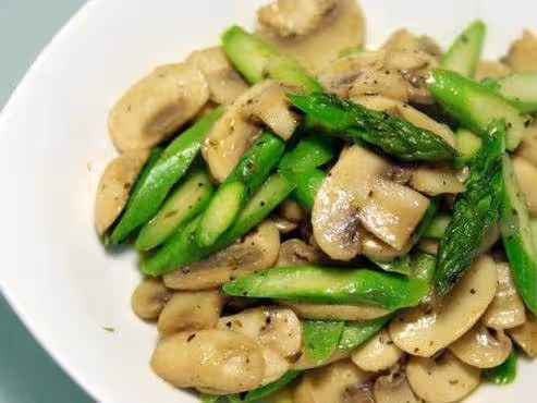 魚香豆腐夾,蘆筍炒蘑菇,紅燒豆腐皮包肉這幾道家常菜的做法