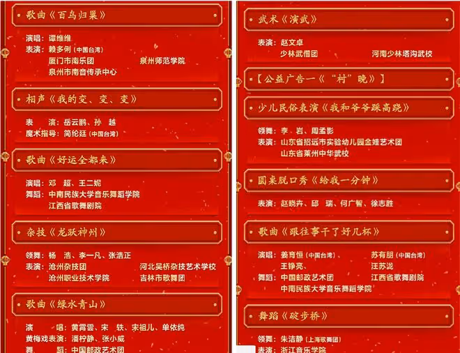 兔年春晚3大遺憾:小品太少,賈玲張小斐缺席,李谷一不能登台