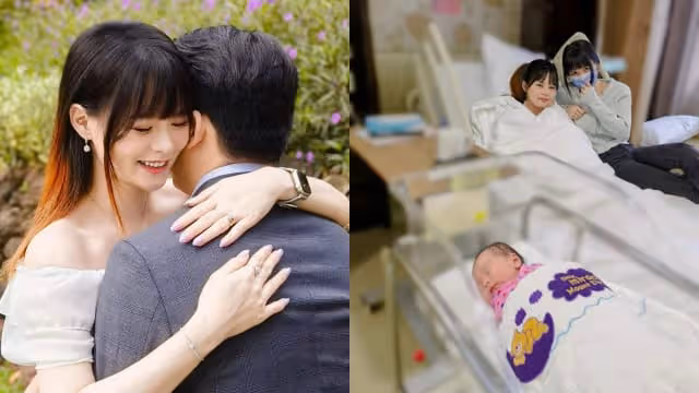 胡佳琪平安產女　誕下虎寶寶