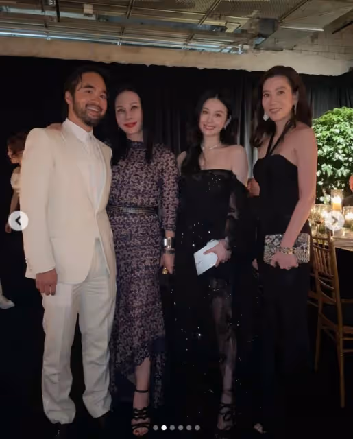秒殺甘比、李嘉欣等一眾貴婦，在合照中穩坐C位，邱詠筠什麼來頭