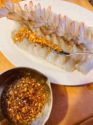 開邊蝦蒸蒜蓉粉絲