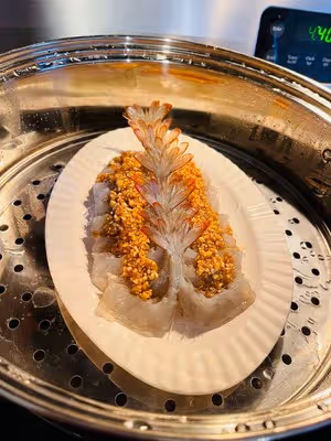 開邊蝦蒸蒜蓉粉絲