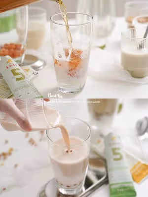 💥風靡飲品界的麻薯豆乳奶茶（可成減肥健康飲品）