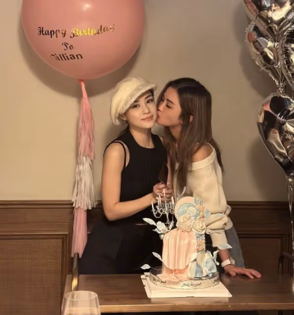 阿嬌迎42歲生日,阿Sa親吻表白好姐妹,容祖兒霍汶希踩點送祝福