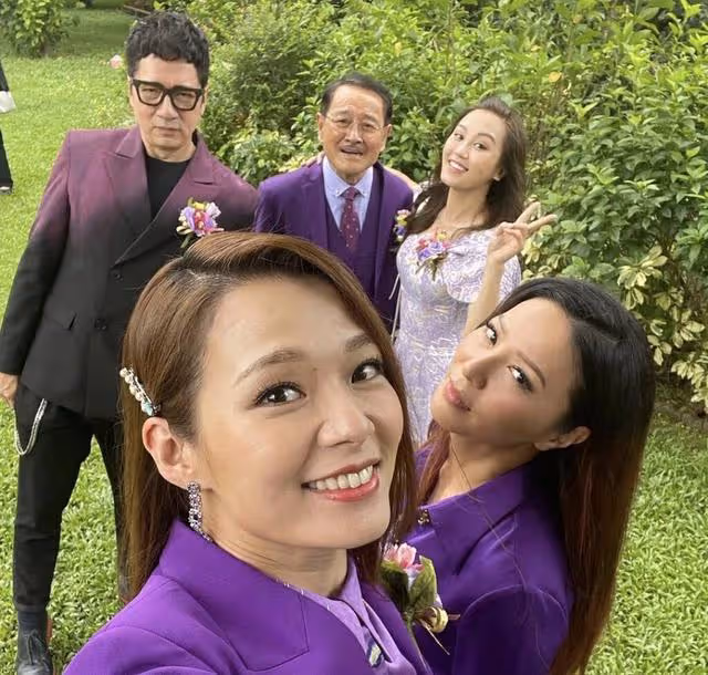 TVB知名女星慶生驚現雙下巴!富商丈夫滿頭白髮,結婚9年無兒無女