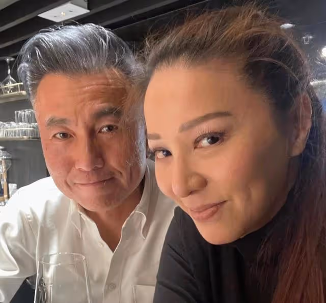 TVB知名女星慶生驚現雙下巴!富商丈夫滿頭白髮,結婚9年無兒無女