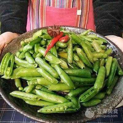 麻辣豌豆莢的做法