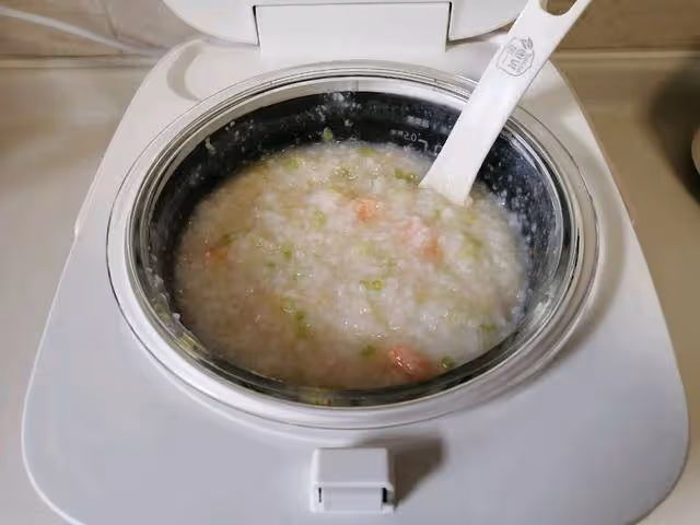 鮮到眉毛的鮮蝦粥,營養翻倍,寶寶最愛