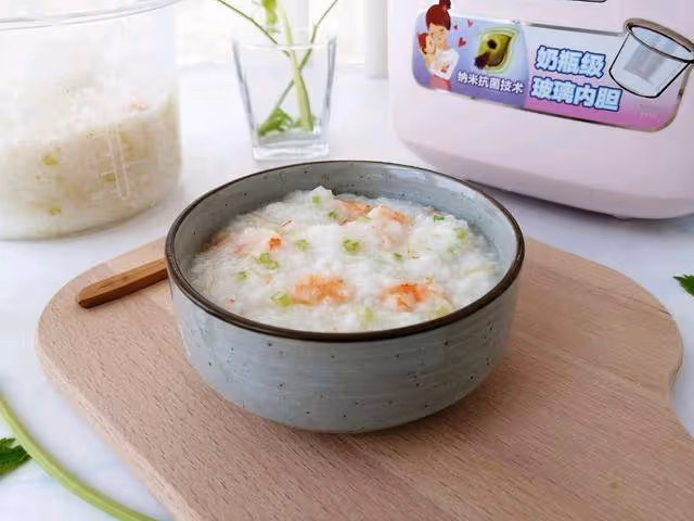鮮到眉毛的鮮蝦粥,營養翻倍,寶寶最愛