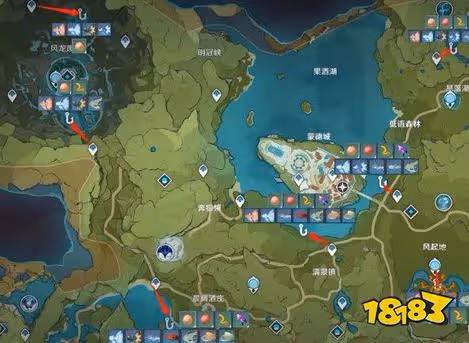 原神3.4版本全釣魚點位置 全釣魚點位置攻略