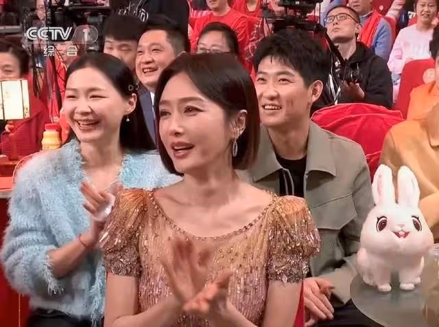 央視春晚名場面：秦嵐坐在觀眾席好美，鄧超又嗨了，楊紫站C位