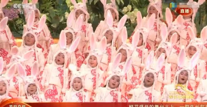 撒貝寧連續三年春晚成"笑話":兔年再現錯位圖,發光眼屎仍被熱議