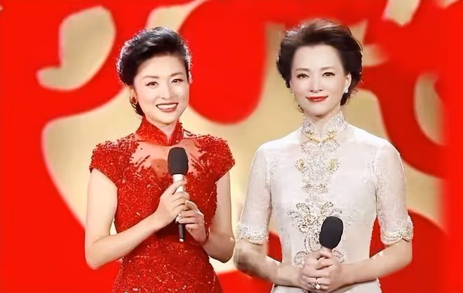 春晚美女大PK:趙麗穎無懼懟臉拍,秦嵐腿好長,37歲朱潔靜美哭了