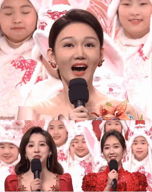 春晚美女大PK:趙麗穎無懼懟臉拍,秦嵐腿好長,37歲朱潔靜美哭了