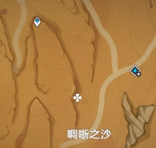 《原神》3.4版千壑沙地帶摩拉狗糧點位
