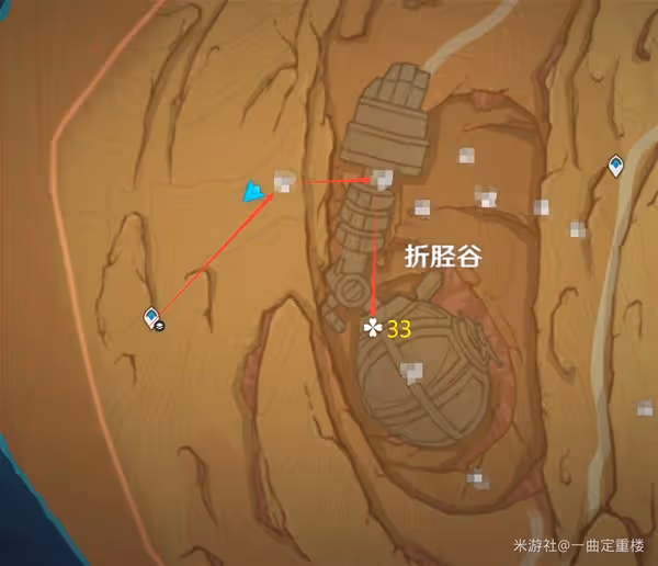 《原神》3.4千壑沙地限時挑戰點位一覽
