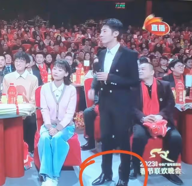 春晚觀眾席名場面:徐志勝身後小哥搶鏡,撒貝寧偷偷穿高跟鞋