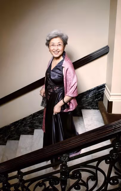 不愧是最美外交官傅瑩,69歲打扮優雅大氣,盡顯東方女性美