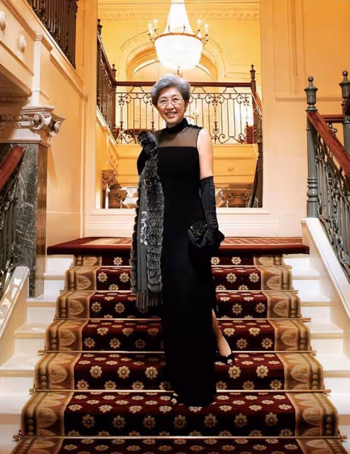 不愧是最美外交官傅瑩,69歲打扮優雅大氣,盡顯東方女性美