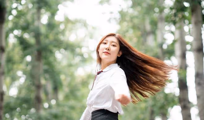復古港風美少女