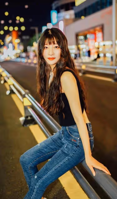復古港風美少女