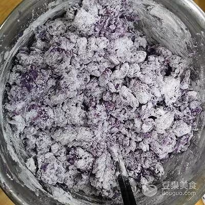香糯紫薯餅的做法