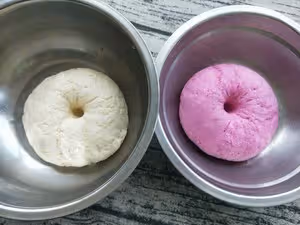 粉嫩可愛小兔子饅頭