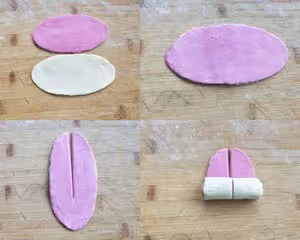 粉嫩可愛小兔子饅頭