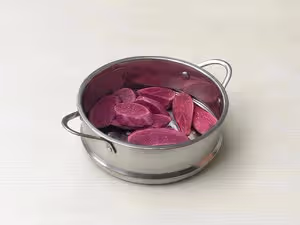 【年夜飯必備甜品】紫氣東來紫薯糯米丸子