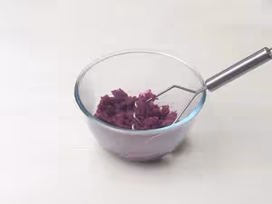 【年夜飯必備甜品】紫氣東來紫薯糯米丸子