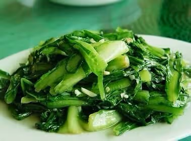 炒青菜翠綠的小竅門（圖片來自百度 ）