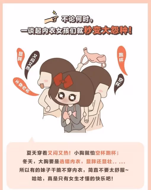 不穿內衣就是不害臊嗎?