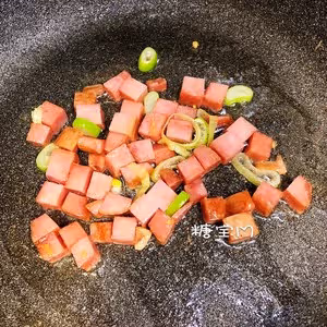 嘿❗️火腿蛋炒飯💯五彩繽紛的顏色🔥