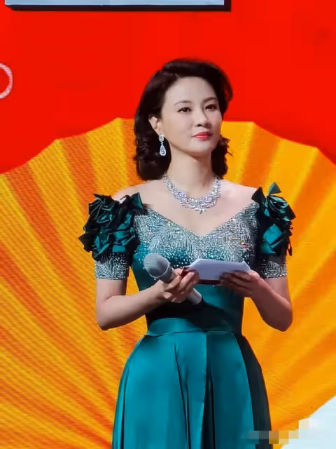 75後央視女主持高顏值獲贊,國泰民安臉再引追捧,曾三登春晚