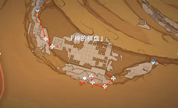 《原神》千壑沙地聖章石點位一覽