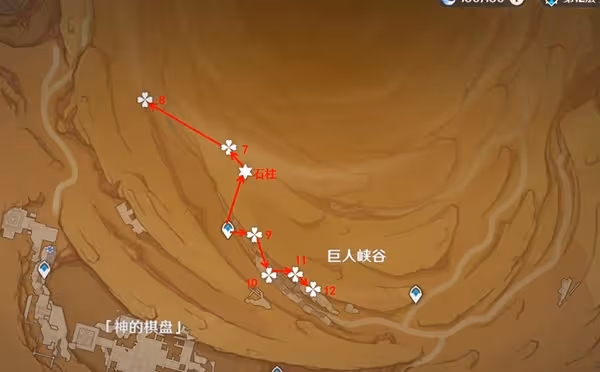 《原神》千壑沙地聖章石點位一覽