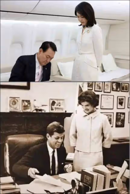 韓國總統夫人又被噴?走紅毯搶老公風頭,拍照風格模仿女明星