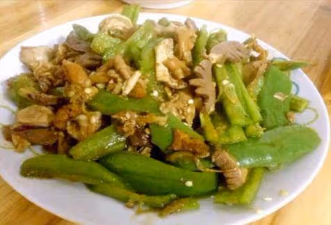 精選美食:蔥爆小炒肉,蝦仁塔菜,青椒雞雜,辣子雞