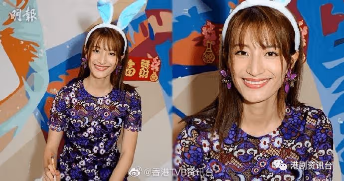 應屆港姐化身可愛賀年兔寫揮春！林鈺洧盼掃走負面新聞父母一團和氣
