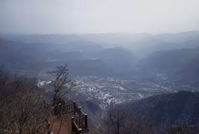 冬遊洛陽-黛眉山風景區