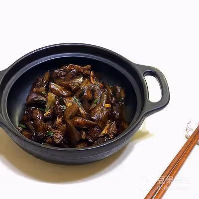 少油版鹹魚茄子煲