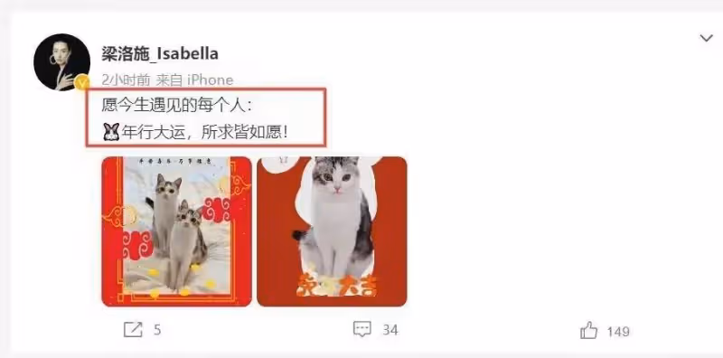 梁洛施新年曬照只露眼睛很落寞,通過網絡向李澤楷送祝福未獲回應